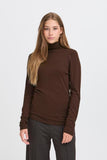 Coffee Turtle Neck Sweater