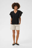 Ruffle Sleeves Top