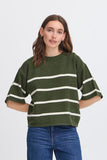 Loose Fit Stripe Sweater