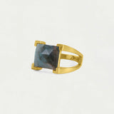 Moonstone Mini Plaza Ring