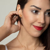 Marigold Flower Studs