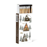 Winter Cabin Match Box