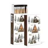 Winter Cabin Match Box