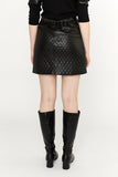 Malibu Faux Leather Skirt