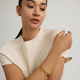 Mirabeau Pave Open Bangle