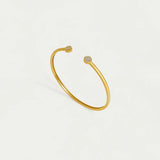 Mirabeau Pave Open Bangle