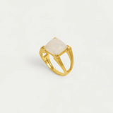 Moonstone Mini Plaza Ring