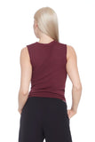 Sleeveless Top With Ruching