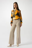 Recycled Satin Abstract Print Straight Tunic