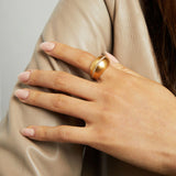 Petit Pave Statement Ring