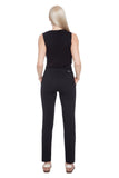 Slim Leg Pin Stripe Pant