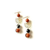 Red Jasper Fan Earrings