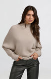 Ribbed Batwing Sweater