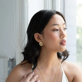 Selene Spiral Stud Earrings