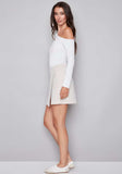 Shira Striped Techno Skort