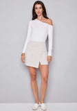 Shira Striped Techno Skort