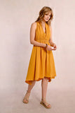 Front Pleated Dress