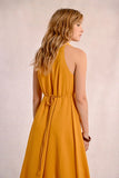 Front Pleated Dress