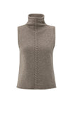 Fine Cable knit Tank Sweater