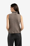 Fine Cable knit Tank Sweater