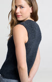 Soft Round Neck Sweater Vest