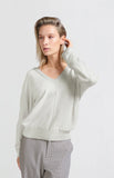 V-Neck detailed Soft Sweater