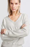 V-Neck detailed Soft Sweater