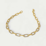 Solene Pave Statement Link Necklace