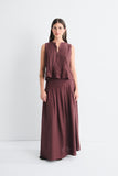 Soleil Pleat Top