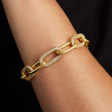 Solene Pave Link Bracelet