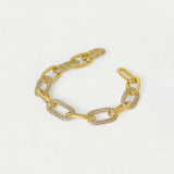 Solene Pave Link Bracelet