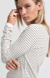 Centre Seam Stripe Top