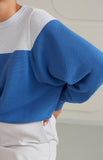 Cobalt Stitch Detail Sweater