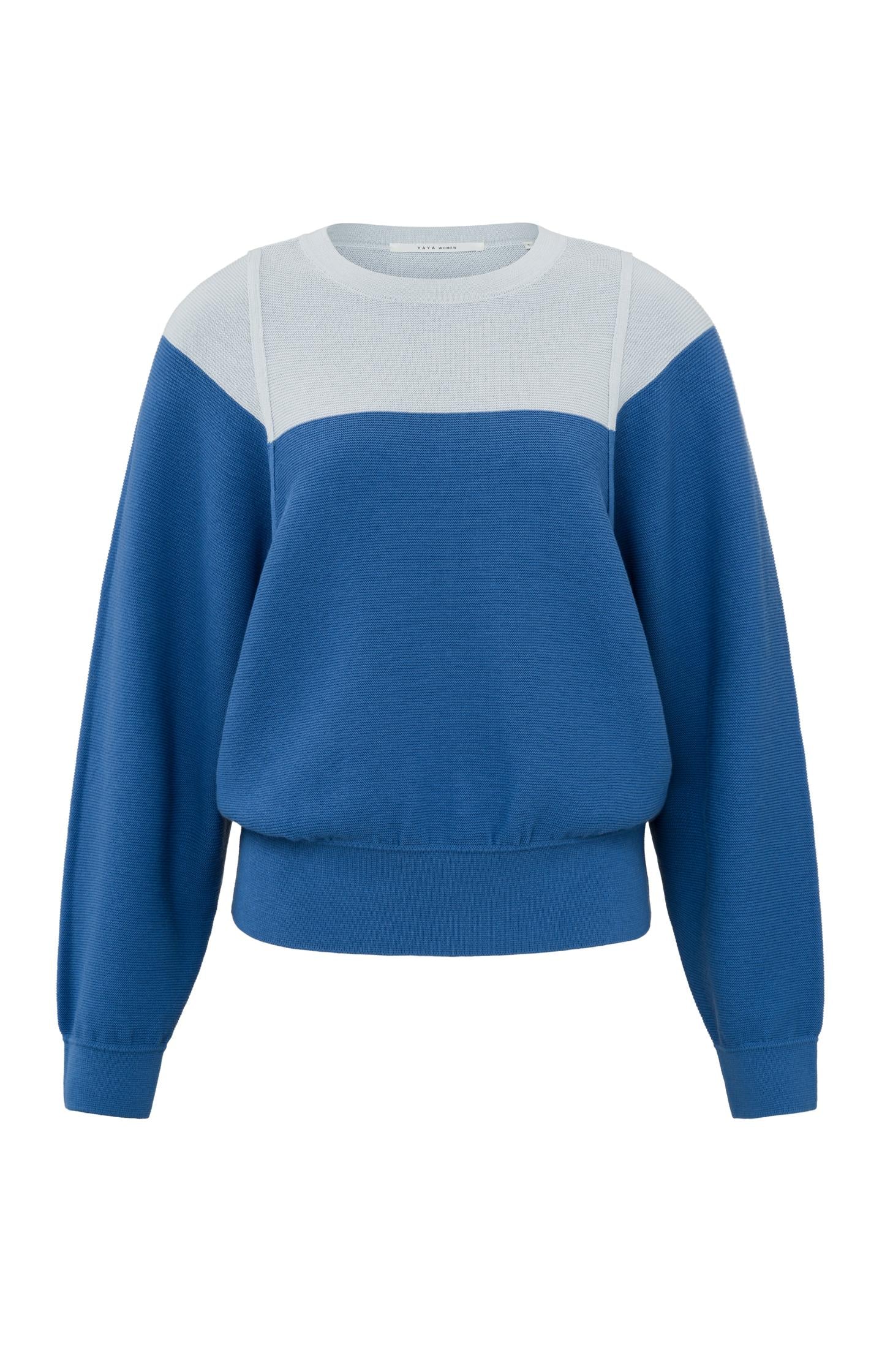 Cobalt Stitch Detail Sweater