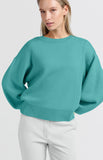 Contrast Trim Sweater Top