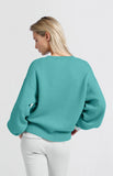 Contrast Trim Sweater Top