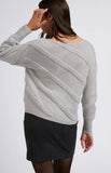 Diagonal Texture Sweater