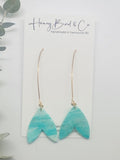 Telli Turquoise Mermaid Earrings