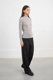 Bow Print Layering Top