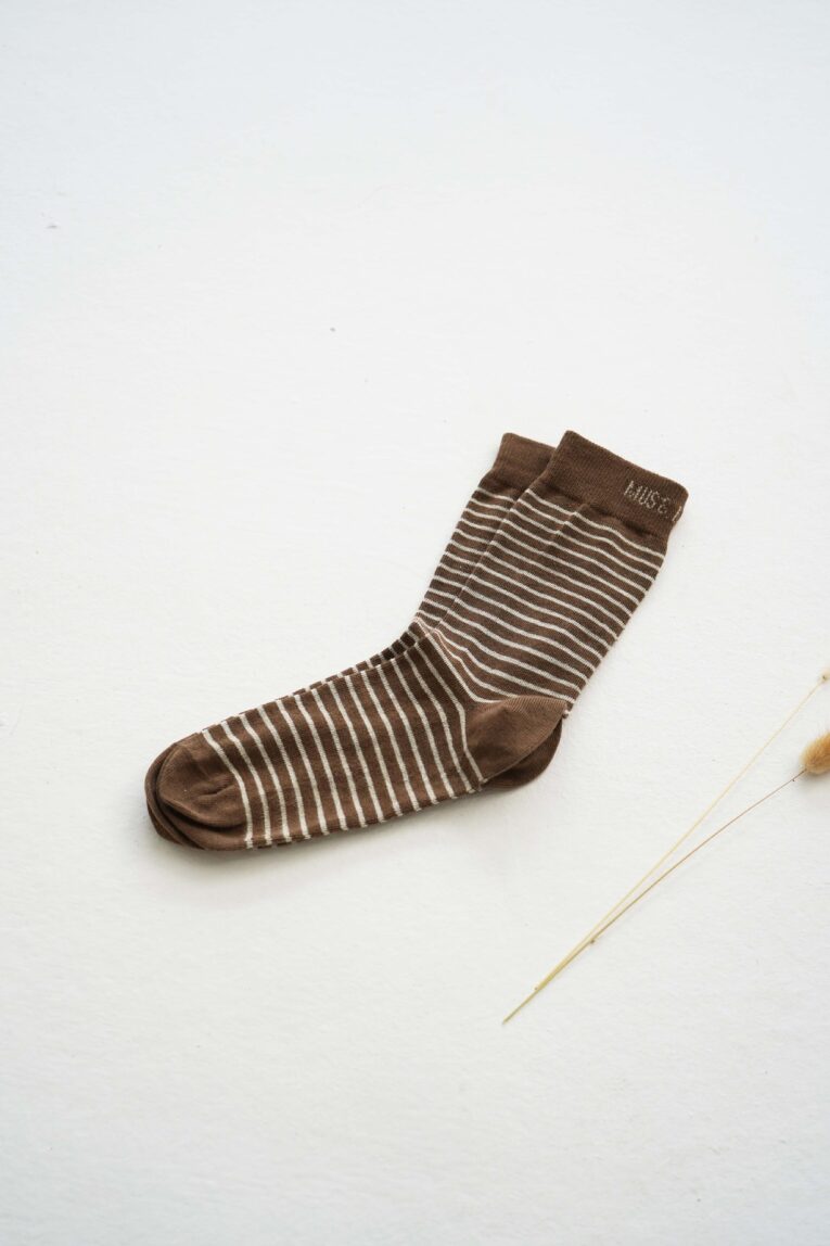 Brown Stripe Socks