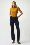 Textured Knit Fitted Top