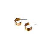 Golden Trio Hoops