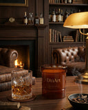 Rustic Whisky Glow Candles