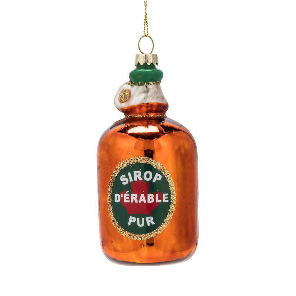Maple Syrub Bottle Ornament