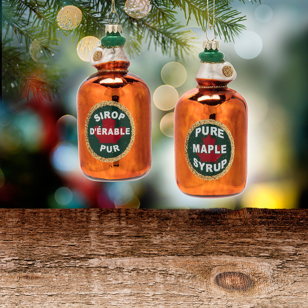Maple Syrub Bottle Ornament