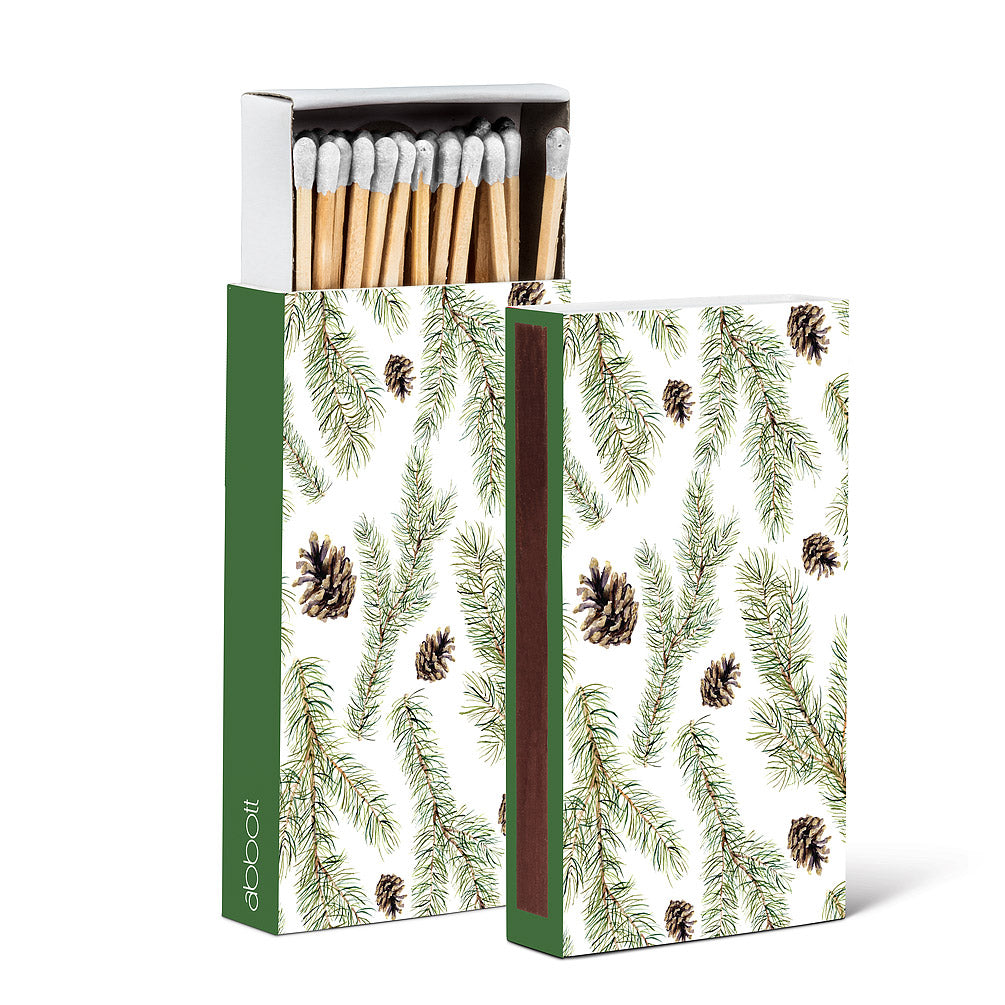 Pine Match Box
