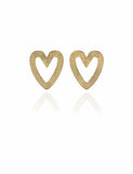 Gold Mini Heart Studs