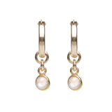Audrey Hoop Earring in Moonstone