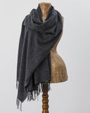 Sandymount Scarf in Black and Grey