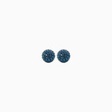 8 mm Birthstone Sparkle Ball Stud Earrings